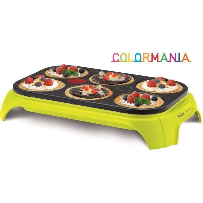 TEFAL PY559312 Crepiere eléctrica Crep'Party Colormania TEFAL PY559312 Crepiere eléctrica Crep'Party Colormania