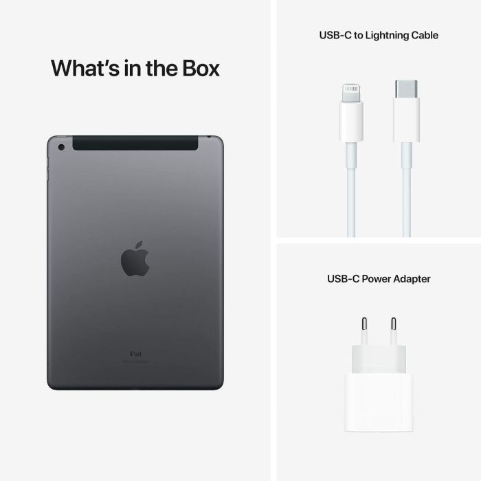 Tablet Apple MK4E3TY/A 10,2" Hexa Core 3 GB RAM 64 GB Gris 5 Tablet Apple MK4E3TY/A 10,2" Hexa Core 3 GB RAM 64 GB Gris 5