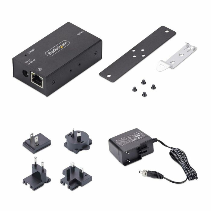 Cable USB Startech I13-SERIAL-ETHERNET Negro 5