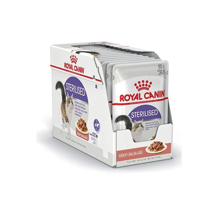 Royal Canin Feline Sterilised Gravy 12 Bolsitas X 85 gr