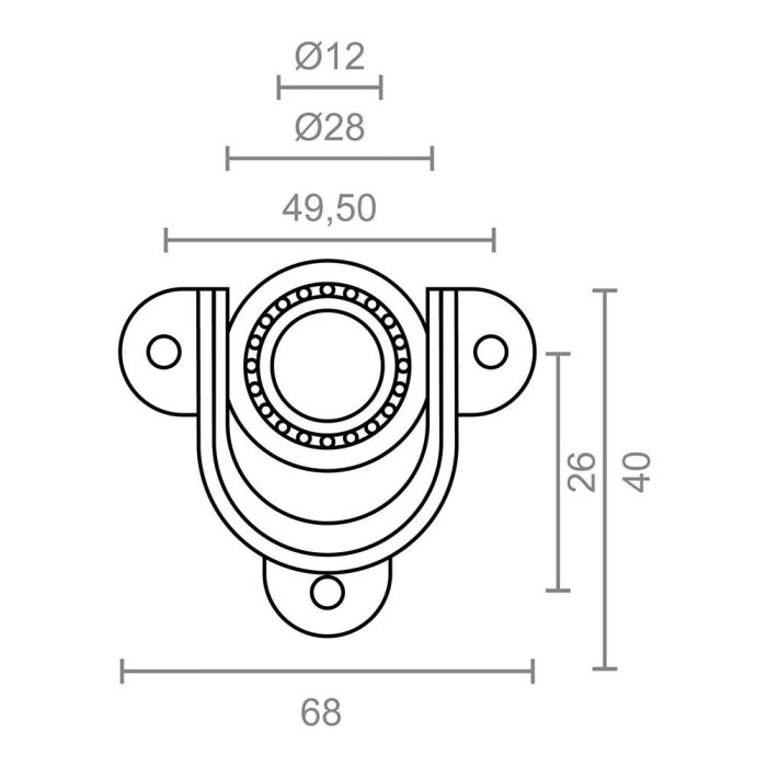 Edm Soporte Pr15 + Rodamiento Pr16 28 mm Zincado Acero 2 Edm Soporte Pr15 + Rodamiento Pr16 28 mm Zincado Acero 2