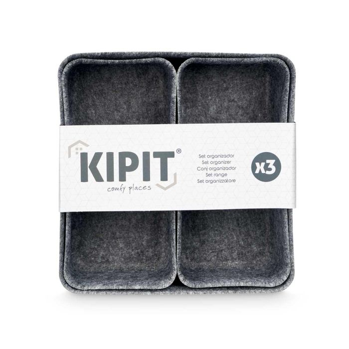 Set 3 Organizadores Surtidos Kipit 24X10CM (8 Unidades) 2 Set 3 Organizadores Surtidos Kipit 24X10CM (8 Unidades) 2