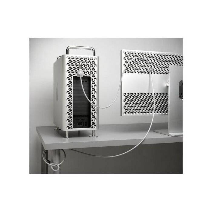 Kensington Kit de bloqueo para Mac Pro y Pro Display XDR, cable de acero al carbón de 2.44m, con llave 5 Kensington Kit de bloqueo para Mac Pro y Pro Display XDR, cable de acero al carbón de 2.44m, con llave 5