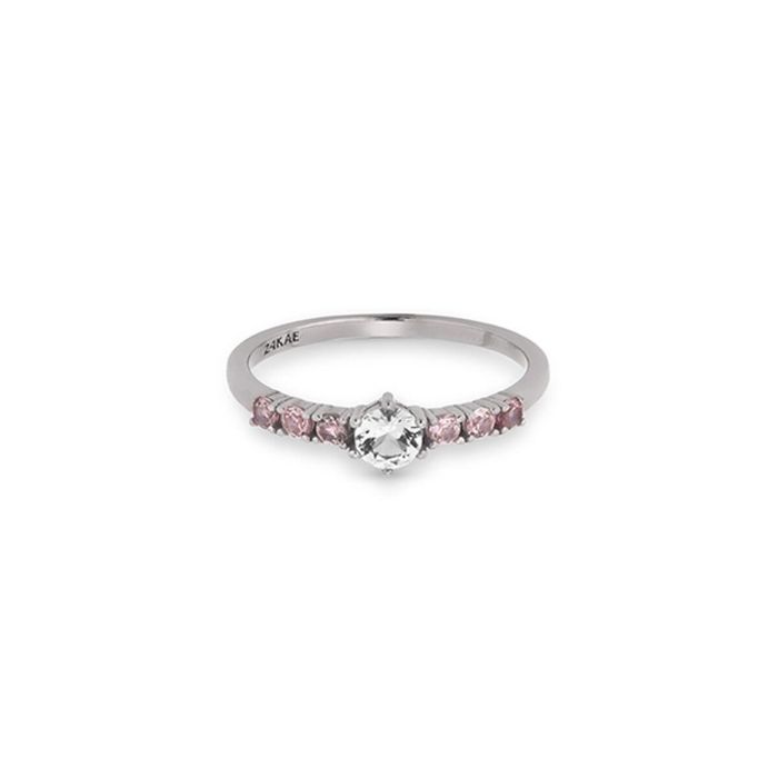 Anillo Mujer 24KAE 12401S/58 Plateado 18