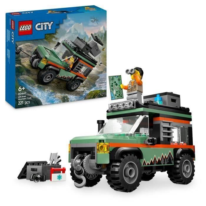 Juego de construccion todoterreno 4x4 de montaña lego city Juego de construccion todoterreno 4x4 de montaña lego city