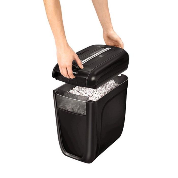 Fellowes Destructora de Documentos 60Cs, Corte en Partículas, Nivel P-4, Destruye 10 Hojas, Clips, Grapas y Tarjetas, Papelera 22L 3 Fellowes Destructora de Documentos 60Cs, Corte en Partículas, Nivel P-4, Destruye 10 Hojas, Clips, Grapas y Tarjetas, Papelera 22L 3