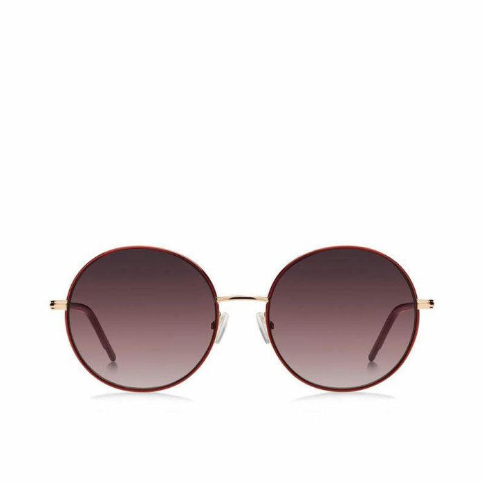 HUGO BOSS Gafas de Sol 1593/S Y11 para Mujer - Montura Redonda de Acero Inoxidable, 140 mm