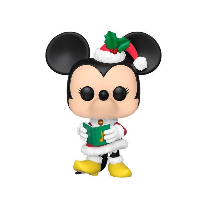 FUNKO Figura POP Disney Holiday Minnie, Figura de Vinilo 9cm