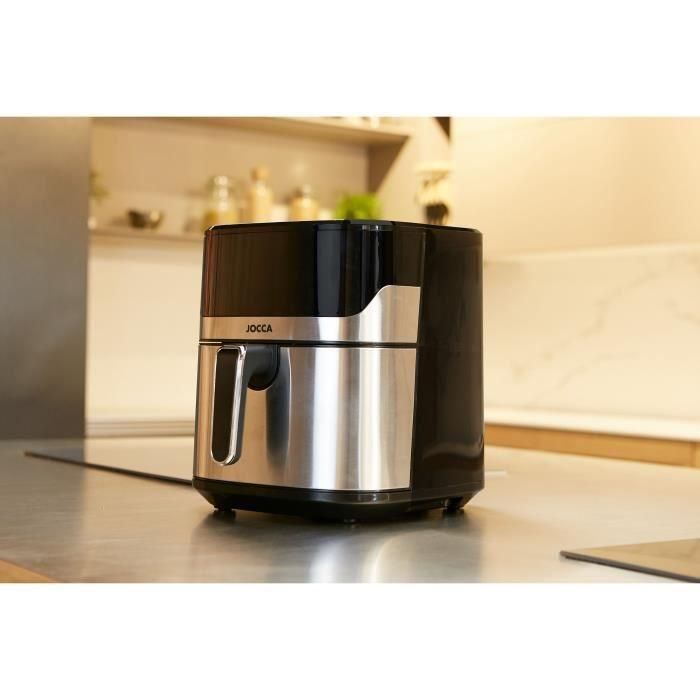 Freidora sin aceite - JOCCA - 2192 - 6,5L - 1600 W - 28 x 37 x 31,5 cm - Acero inoxidable 4 Freidora sin aceite - JOCCA - 2192 - 6,5L - 1600 W - 28 x 37 x 31,5 cm - Acero inoxidable 4