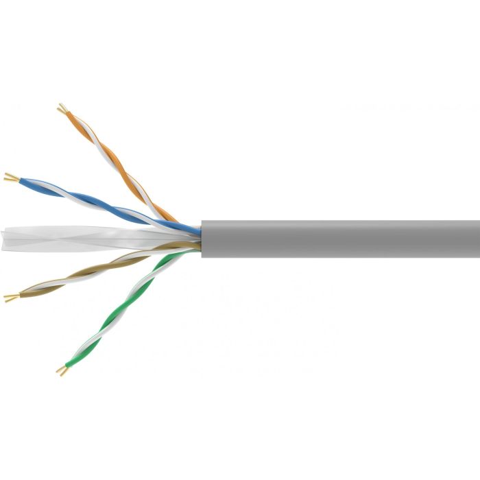 EQUIP Cable de Instalación Cat6 U/UTP Eca Gris 305m LS