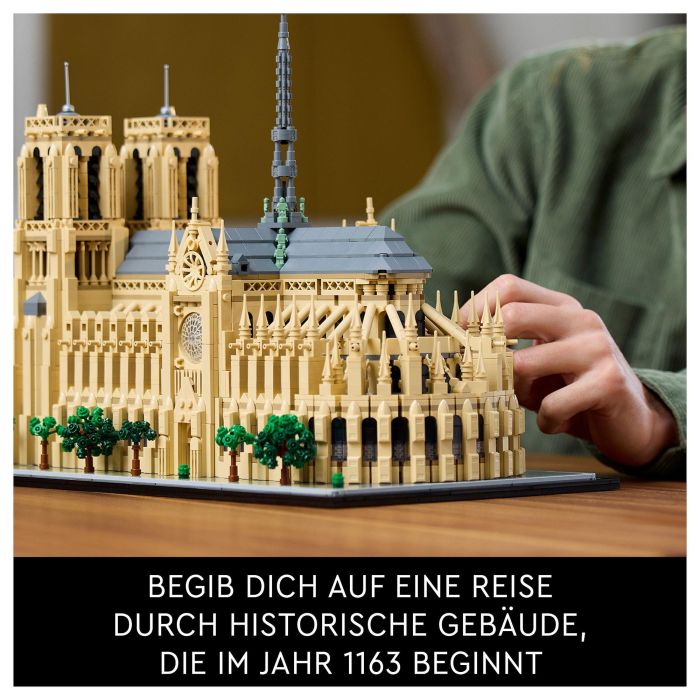 LEGO Architecture Notre-Dame de Paris 21061 Juego de Construcción para Adultos con 4383 Piezas 30