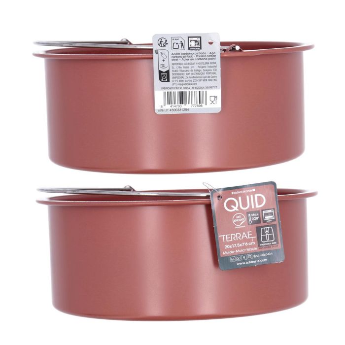 Molde Redondo Acero Carbono Terrae Quid 20x17,5x7,6 cm 2