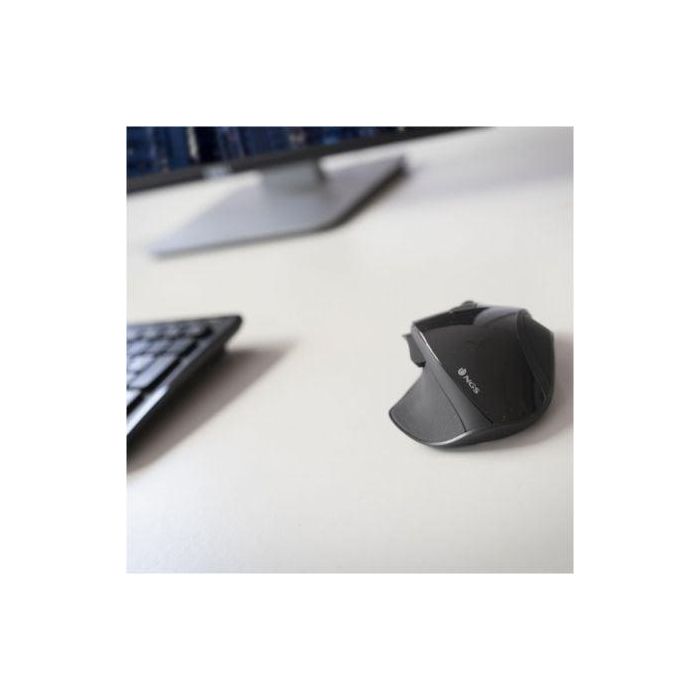 Ratón Inalámbrico Óptico NGS BOWBLACK Negro 1600 dpi (1 unidad) 3