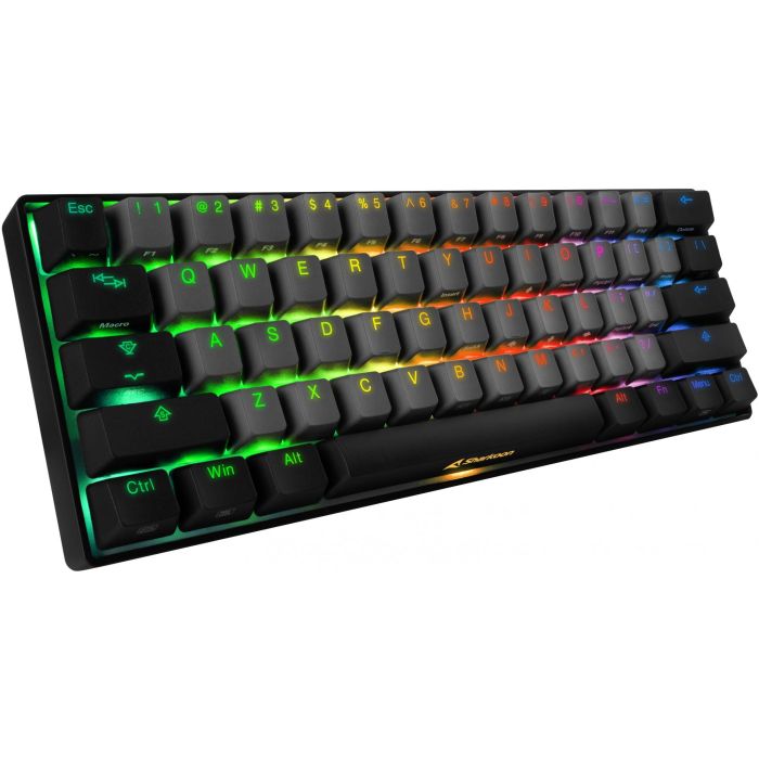 Sharkoon SKILLER SAC20 S4 (schwarz. 62 Stck. ANSI-Layout (US). fr SKILLER SGK50 S4) 5