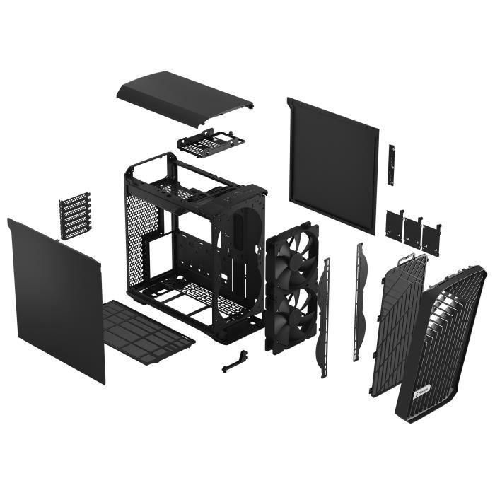 PC Case - FRACTAL DESIGN - Torrent Compact Black Solid - Negro ( FD-C-TOR1C-04 ) 2 PC Case - FRACTAL DESIGN - Torrent Compact Black Solid - Negro ( FD-C-TOR1C-04 ) 2