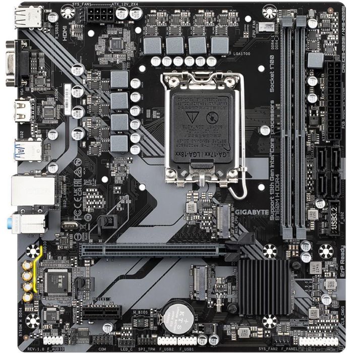 Gigabyte B760M H DDR4 (rev. 1.0) Intel B760 LGA 1700 micro ATX - 9MB76MH4-00-10 1 Gigabyte B760M H DDR4 (rev. 1.0) Intel B760 LGA 1700 micro ATX - 9MB76MH4-00-10 1