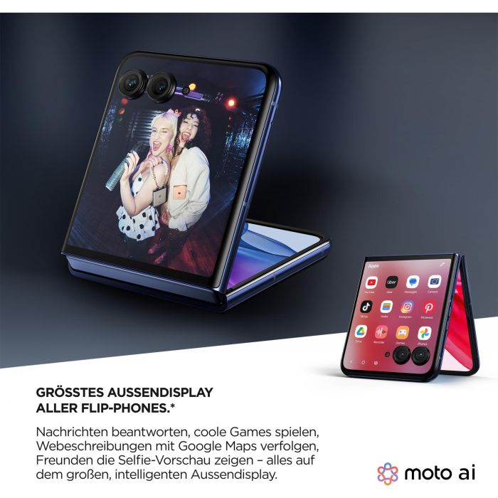 Smartphone Motorola Razr 50 Ultra 5G 6,9" 12 GB RAM 512 GB Azul Azul marino 10