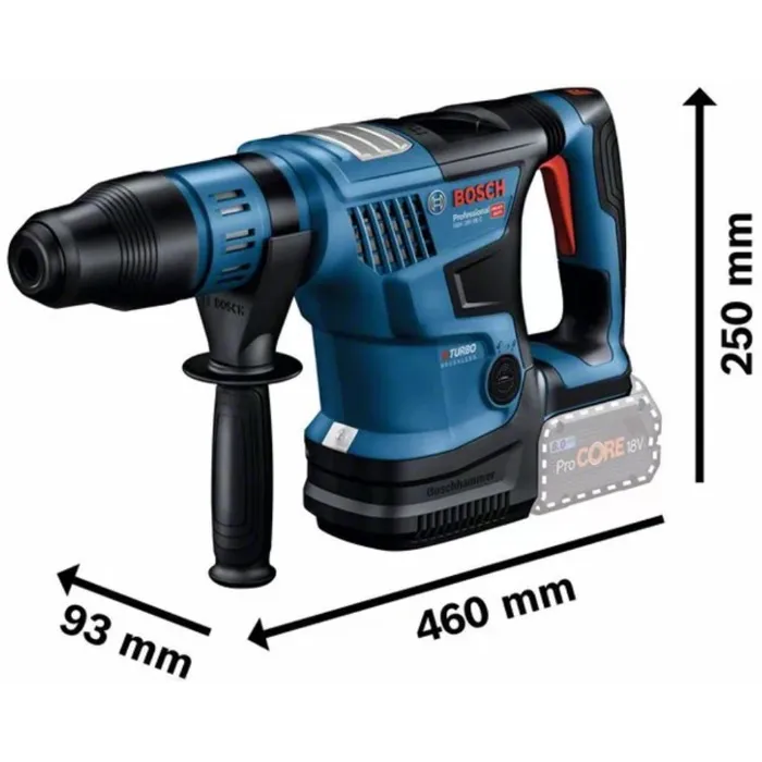 Bosch Professional Martillo Perforador a Batería SDS Max GBH 18V-36 C, Inalámbrico Profesional, 7.0 J, Compacto, Bluetooth 2