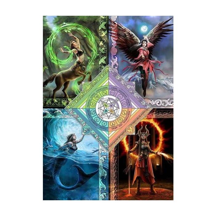 Puzzle 1500 piezas elemental magic star chart (anne stokes) 2 Puzzle 1500 piezas elemental magic star chart (anne stokes) 2