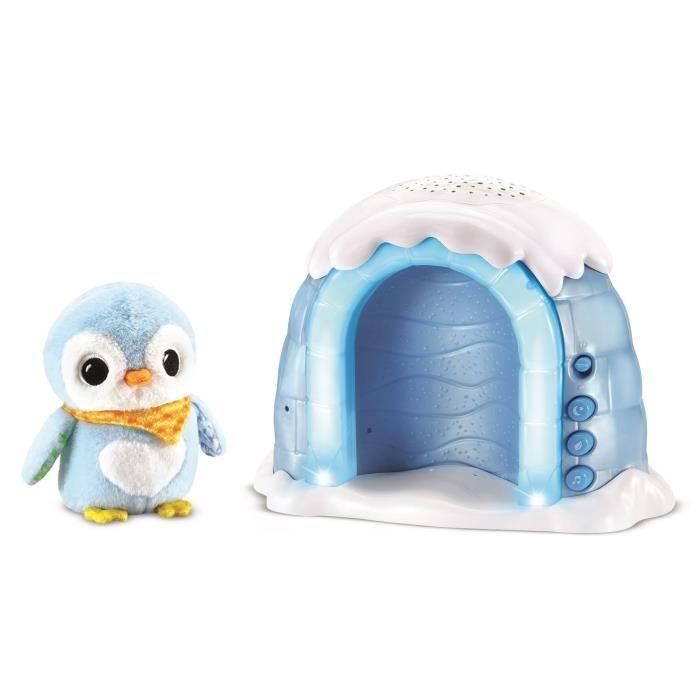 Vtech Baby VTE3417765749056 Luz de Noche Infantil con Proyector de Noche Estrellada y Diseño de Pequeño Pingüino