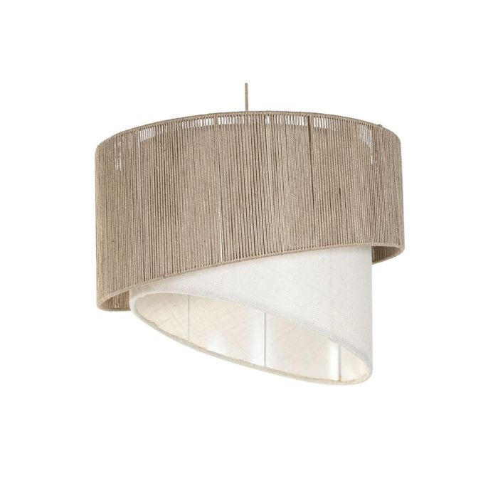 DKD Home Decor Lámpara de Techo Urban Yute y Metal Marrón Crudo 60x60x50 cm Casquillo E27 25W 1 DKD Home Decor Lámpara de Techo Urban Yute y Metal Marrón Crudo 60x60x50 cm Casquillo E27 25W 1