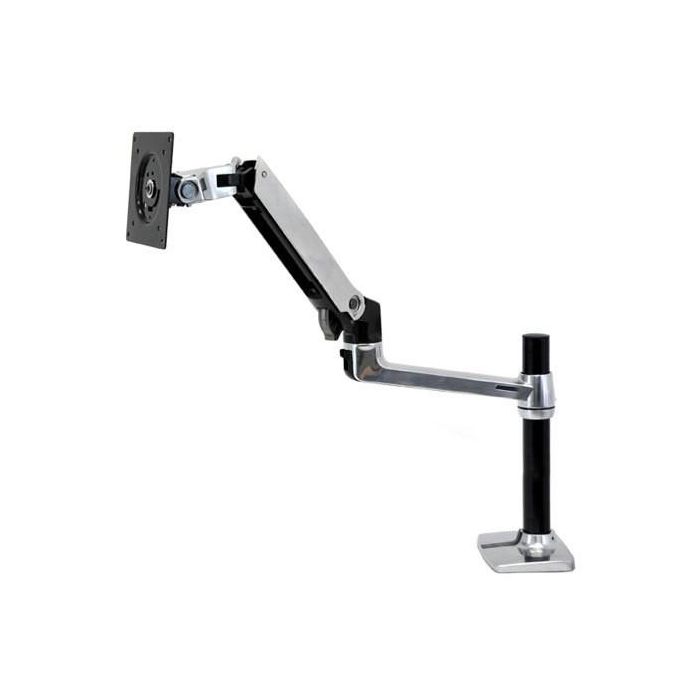 Ergotron Soporte de Escritorio Full-Motion para 1 Monitor hasta 34" 11.3KG, Brazo LX, Polo Alto, Negro 1 Ergotron Soporte de Escritorio Full-Motion para 1 Monitor hasta 34" 11.3KG, Brazo LX, Polo Alto, Negro 1