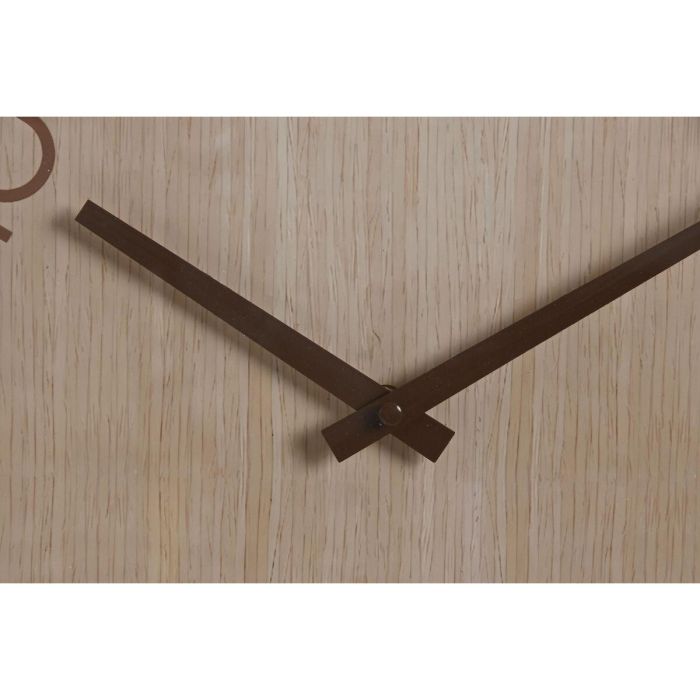 Reloj Pared Scandi DKD Home Decor Natural 4 x 40 x 40 cm (2 Unidades) 2 Reloj Pared Scandi DKD Home Decor Natural 4 x 40 x 40 cm (2 Unidades) 2