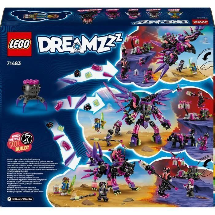 LEGO 71483 DREAMZzz Criaturas Pesadillas de la Bruja Jamás. Set Construible de Fantasía con 5 Minifiguras. Edad +9 Años. 4 LEGO 71483 DREAMZzz Criaturas Pesadillas de la Bruja Jamás. Set Construible de Fantasía con 5 Minifiguras. Edad +9 Años. 4