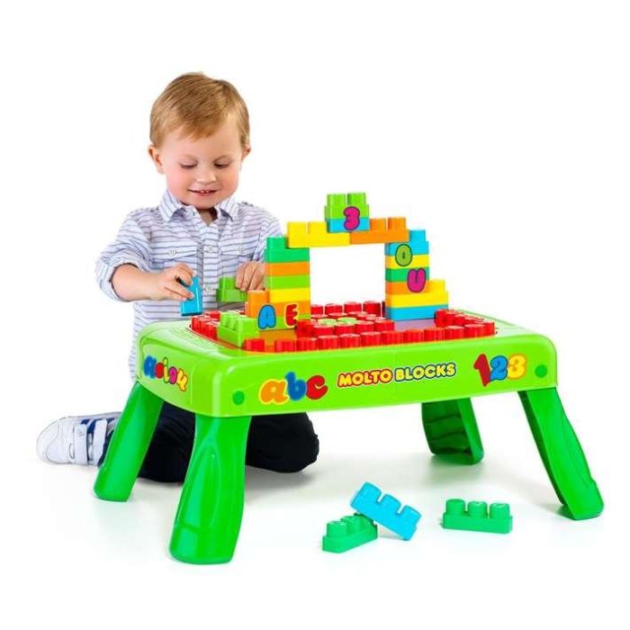 Molto Mesa Construccion Plegable con 20 Bloques