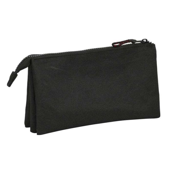 Portatodo Triple Naruto Negro 22 x 12 x 3 cm 5 Portatodo Triple Naruto Negro 22 x 12 x 3 cm 5