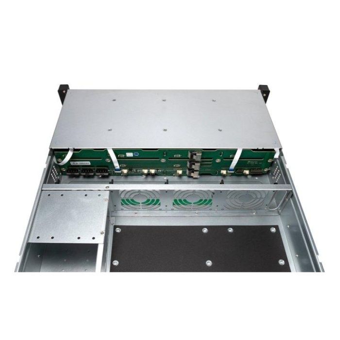 Unykach Caja Rack 2U 19 Pulgadas Plata con 12 Bahías Hot Swap para Servidores y Almacenamiento 1