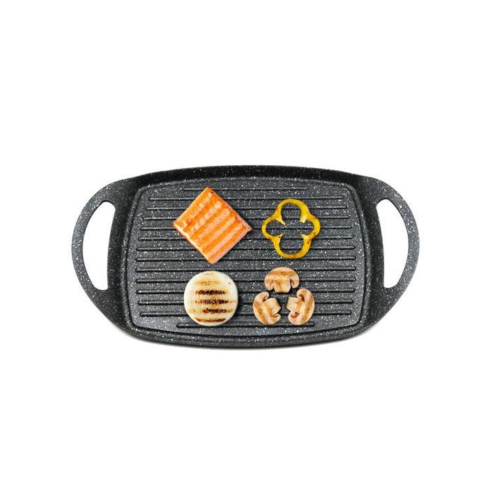 Quttin Parrilla Rectangular Grill 36 x 22.5 x 3.7 cm (6 Unidades) 2