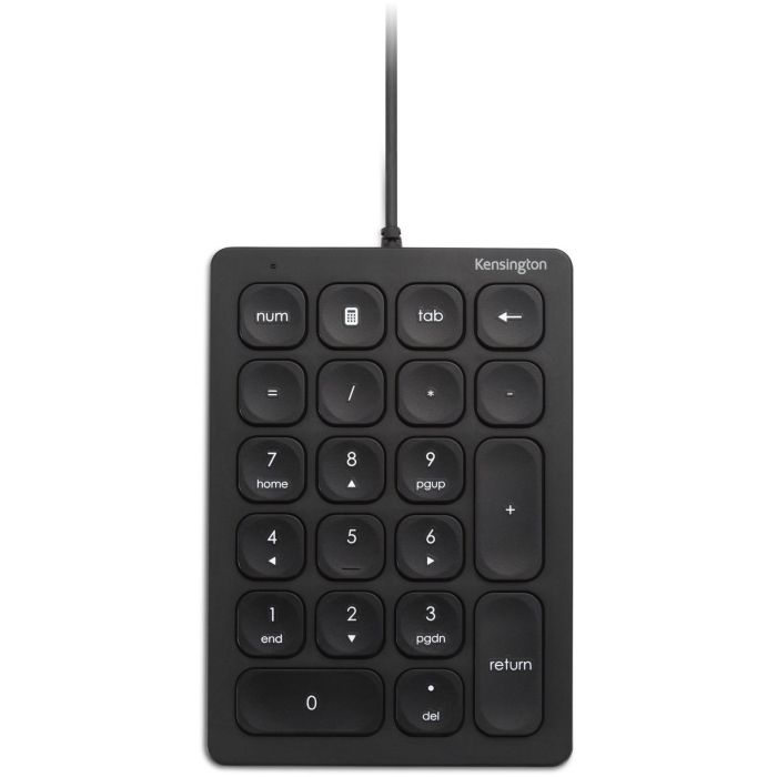 Kensington Teclado Numérico con Cable USB-A, Delgado, Teclas de Tijera, Compatible Windows/Mac/Chrome OS, Color Negro 1