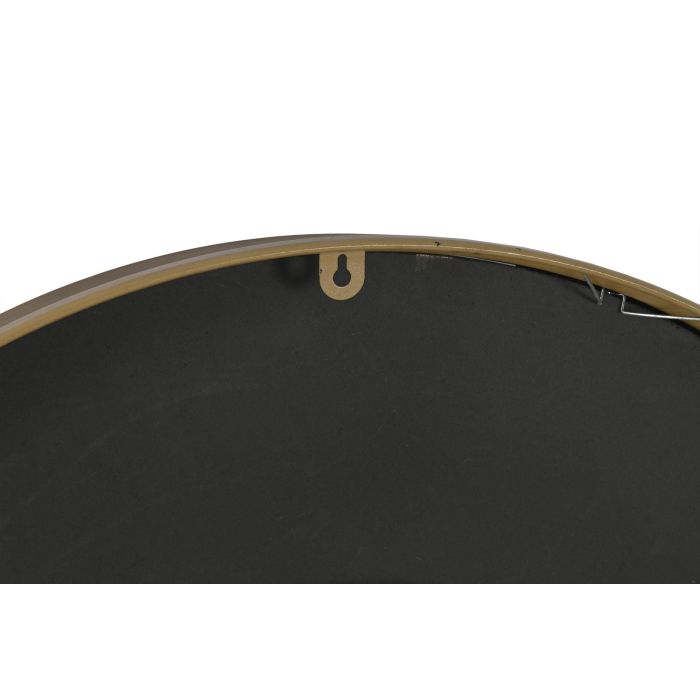 DKD Home Decor Reloj de Pared Vintage Negro Dorado Metal Cristal 80 x 80 x 9.5 cm 3