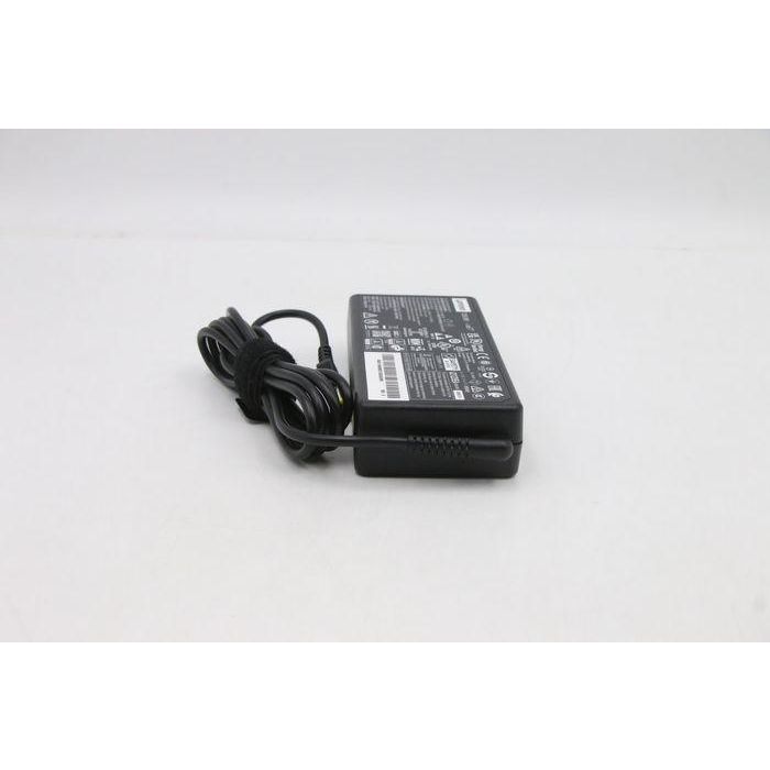 Lenovo 135W AC adapter charger for Lenovo devices, input 100-240VAC, slim-tip connector, energy efficient, portable design. 3