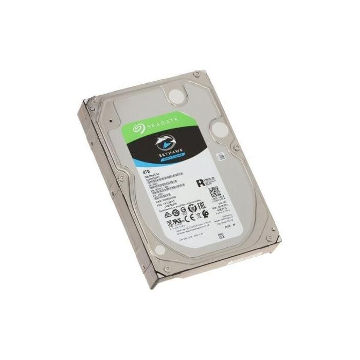 Seagate SkyHawk AI Disco Duro Interno 8 TB 3.5 pulgadas 7200 RPM 256 MB Búfer SATA III, Optimizado para Vigilancia Seagate SkyHawk AI Disco Duro Interno 8 TB 3.5 pulgadas 7200 RPM 256 MB Búfer SATA III, Optimizado para Vigilancia