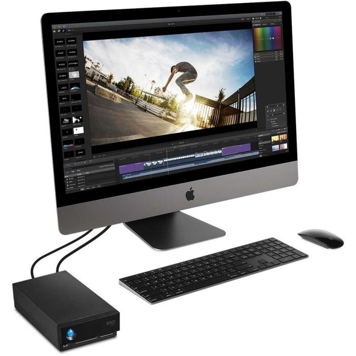 LaCie 1big Dock SSD Pro 4TB Thunderbolt 3 USB 3.1 para MAC & PC - Disco Duro Externo Profesional - Gris 14