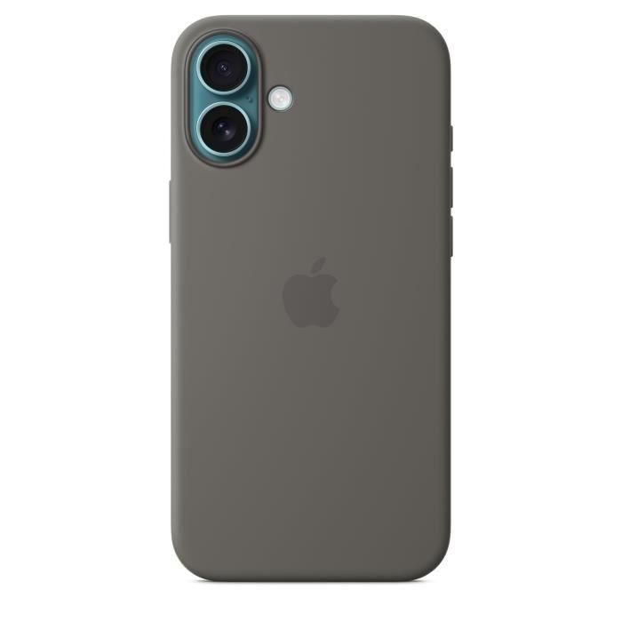 APPLE iPhone 16 Plus - Funda de Silicona con MagSafe - Gris Piedra 1 APPLE iPhone 16 Plus - Funda de Silicona con MagSafe - Gris Piedra 1