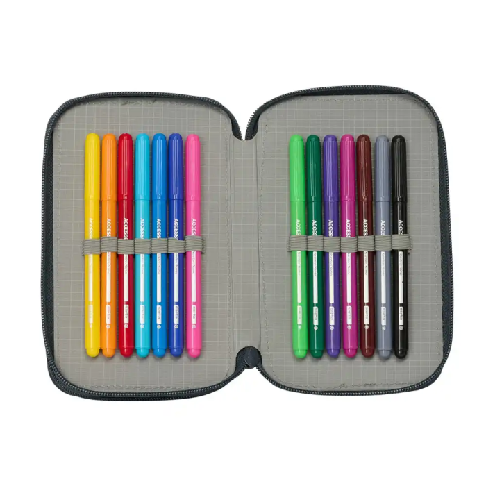 Safta Plumier Doble Pequeño Real Madrid Equip. 25/26 12,5x19,5x4 cm 4