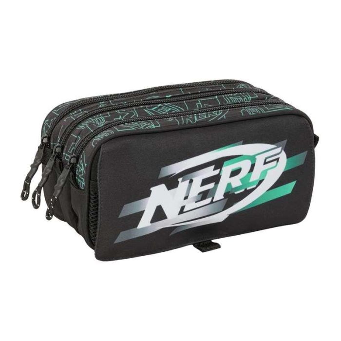 Bolso Escolar Portatodo Safta Triple Big Nerf Game 100x215x80 mm Bolso Escolar Portatodo Safta Triple Big Nerf Game 100x215x80 mm