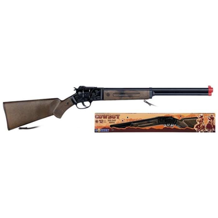 Rifle 12 tiros color negro 77x12x3,5 cm 1 Rifle 12 tiros color negro 77x12x3,5 cm 1