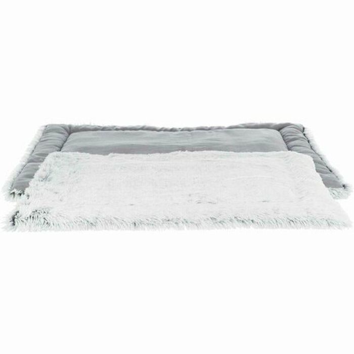 Alfombra para perros Trixie Blanco Negro Gris Felpa 75 × 55 cm 15