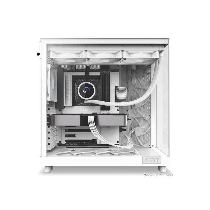 NZXT CC-H61FW-01 H6 Air Flow Midi Tower Blanco
