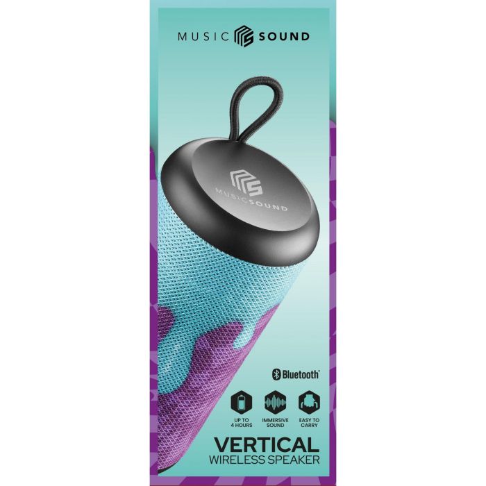 Cellularline Music & Sound Bluetooth Vertical Speaker Fluid 4 Cellularline Music & Sound Bluetooth Vertical Speaker Fluid 4