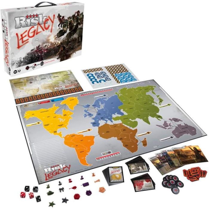 HASBRO Juego de Mesa Legacy Risk Español +13 Años 3-5 Jugadores 1 Hora Duración 3
