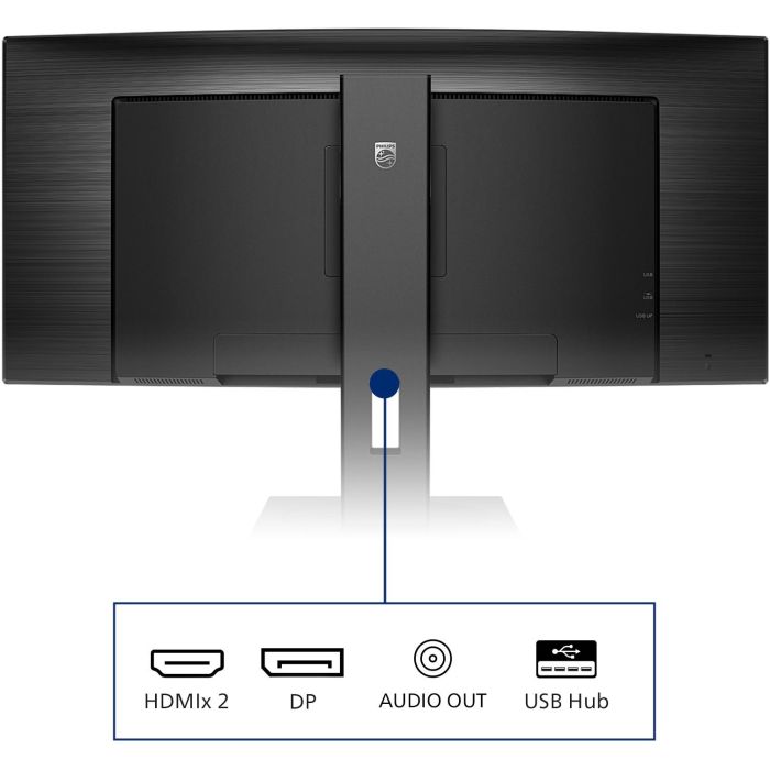Philips 345B1C Monitor 34 Pulgadas Curvo WQHD 3440x1440 100Hz 4ms USB-C Negro 4 Philips 345B1C Monitor 34 Pulgadas Curvo WQHD 3440x1440 100Hz 4ms USB-C Negro 4