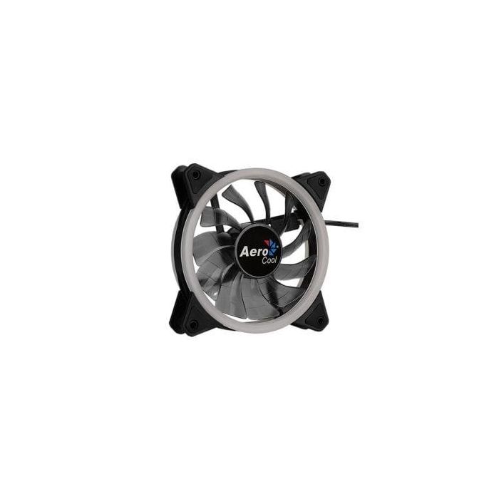 VENTILADOR AEROCOOL REV RGB PRO - 12CM - 1200RPM - 15.1DBA - ILUMINACIÓN ANILLO DUAL - LED 16.8 MILLONES DE COLORES - CONTROL P7-H1 1
