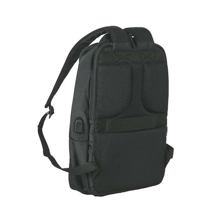 Mochila para Portátil y Tablet con Salida USB Marvel Negro 14 Mochila para Portátil y Tablet con Salida USB Marvel Negro 14