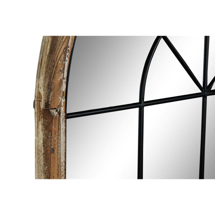 Espejo de pared Home ESPRIT Blanco Marrón Negro Ventana 86 x 3,5 x 168 cm 3 Espejo de pared Home ESPRIT Blanco Marrón Negro Ventana 86 x 3,5 x 168 cm 3