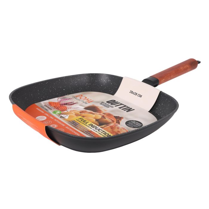 Asadora de aluminio forjado Doha 28x28 cm - Inde (6 Unidades) 3 Asadora de aluminio forjado Doha 28x28 cm - Inde (6 Unidades) 3
